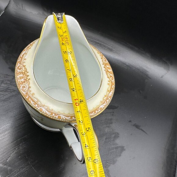 Noritake Japan M Hibiscus Pattern # 3942 Floral Discontinued Creamer Fine China - Picture 7 of 7